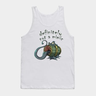 Roleplaying Fun RPG Mimic Meme Joke Creature Illustration Tank Top